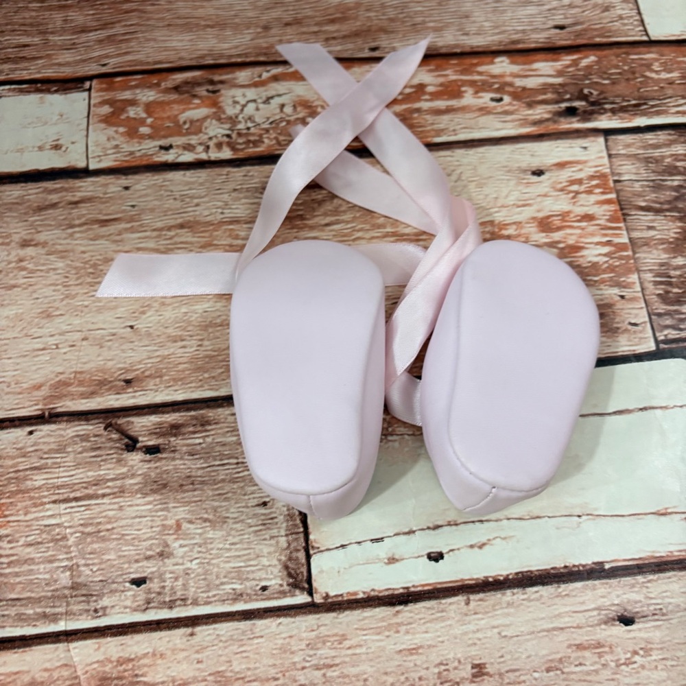Baby Ribbon Ballet Flats in Light Pink - Picture 3 of 4